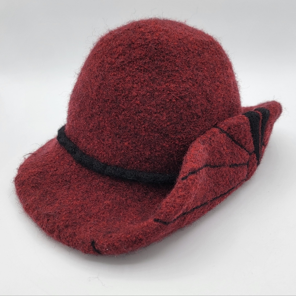 Vintage Wool Cloche Hat #2846